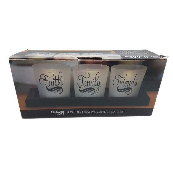 new bellavilla 4 pc decorative candle garden - Picture 1 of 5